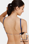 Zivame Beautiful Basics Double Layered Non Wired Full Coverage Backless Bra - Deep Cobalt — thumbnail 1